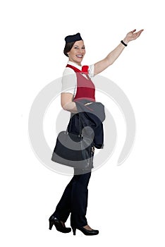 Flight attendant isolated