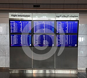Flight information board