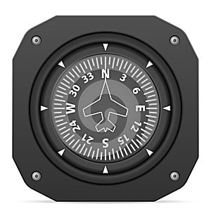 Flight instrument heading indicator