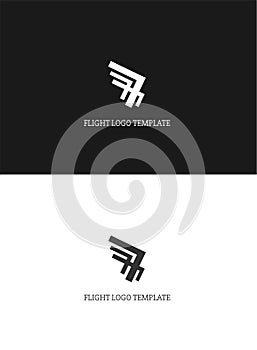Flight logo template