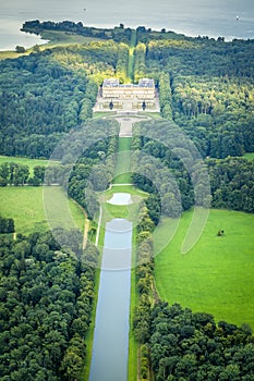 Flight over Herrenchiemsee