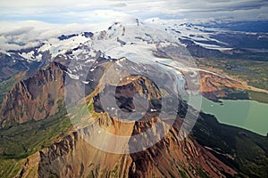 Flight over Katmai National Park