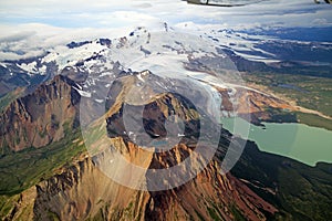 Flight over Katmai National Park