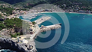 Flight over Porte de Soller, Palma Mallorca, Spain