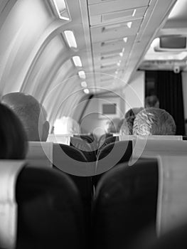 Flight Passengers - Airplane interior