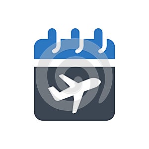Flight schedule icon