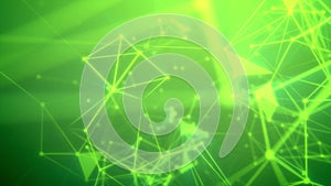 Flight through the Shimmering Abstract network