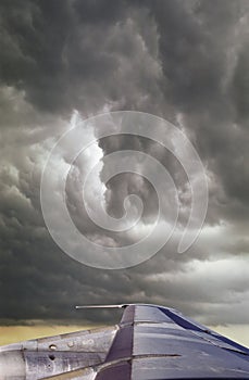 Flight under Storm