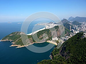 Flight view over Rio de Janeiro