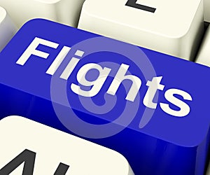 Flights Key In Blue For Overseas Vacation