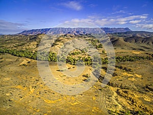 Flinders Ranges - the largest mountain range in South Australia.