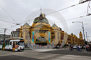 Flinders Street Station, Melbourne, Australia.