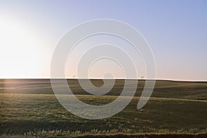 Flint Hills, Kansas landscape at sunrise