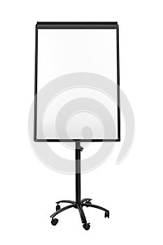 Flip chart isolated on white