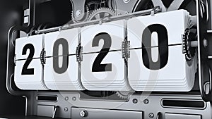 Flip digits, year numbers 2020