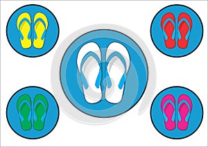 Flip flop Colorful