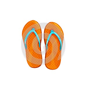 Flip flop icon.