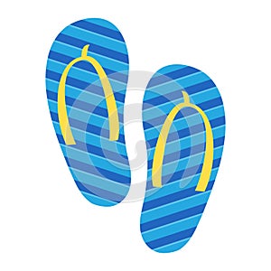 Flip Flop Shoe Vector Icon