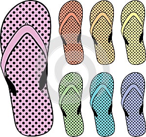 Flip flops clipart