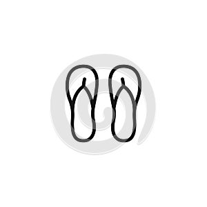 Flip flops icon vector illustration