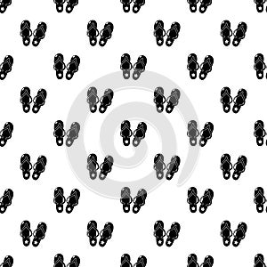 Flip flops pattern vector seamless