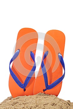 Flip-flops on the sand