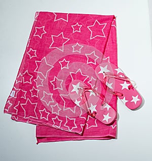 Flip-Flops and Towel - Flip-Flops und Handtuch