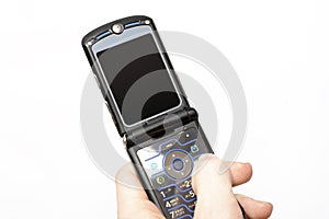 Flip mobile phone
