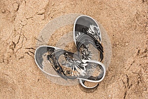 Flipflops on the sand