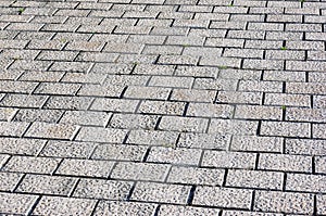 Flloor tiles of paving stones