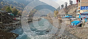 Floaring river scenery