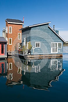 Float homes or marina village
