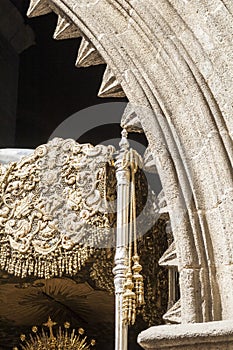 Float of pallium of the brotherhood of