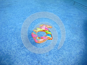 Float in swimming pool