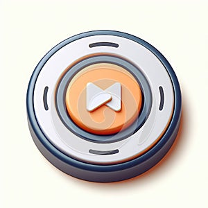 Floating action button (FAB) A circular button that performs a photo