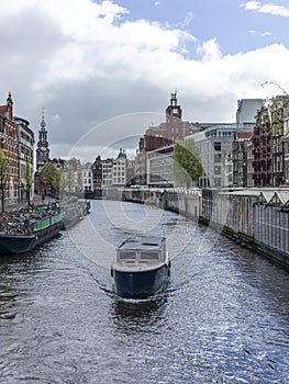 The floating Amsterdam Flower Market (