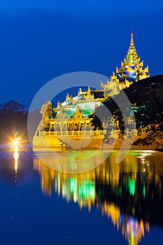 The Floating Barge in Yangon Myanmar