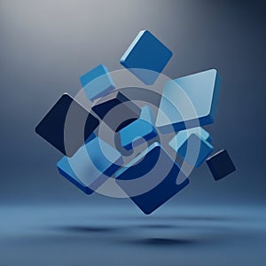 The interplay of light and shadow adds a three-dimensional effect