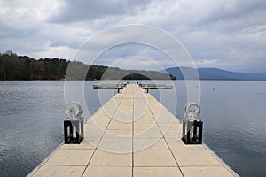 Floating Boat Dock Lake Jocassee South Carolina