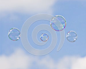 Floating bubbles