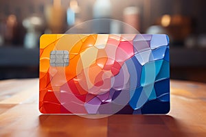 Floating Credit Cards Mockup on black background