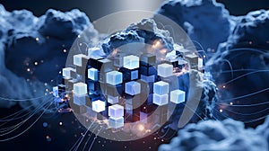 Floating Data Cubes: A Futuristic Cloud Storage Concept