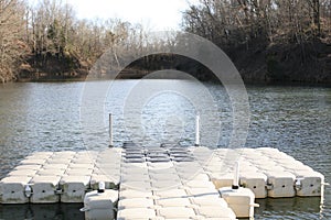 Floating Dock at a Lake