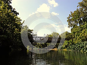 Floating down the river