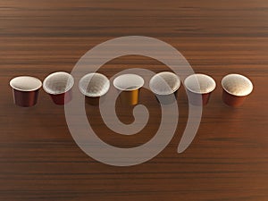Floating Espresso Coffee Pods