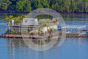 Floating fish farm