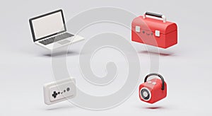 Floating Gadgets & Tools