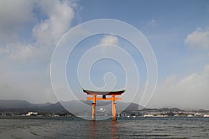 Floating gate of Itsukushima Shrine