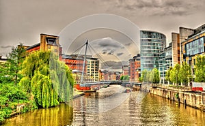 The Floating Harbour in Bristol - England