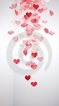 Floating Hearts: A Captivating Abstract Love Letter photo
